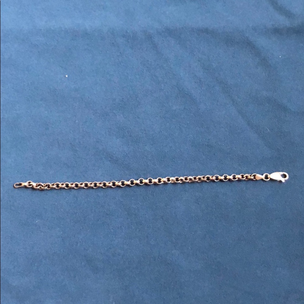 Vintage Italian rolo chain bracelet